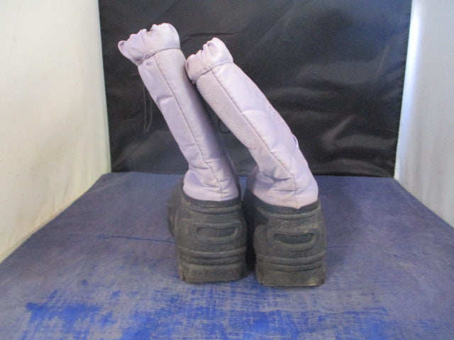 Load image into Gallery viewer, Used Purple Duck Snow Boots Youth Size 1
