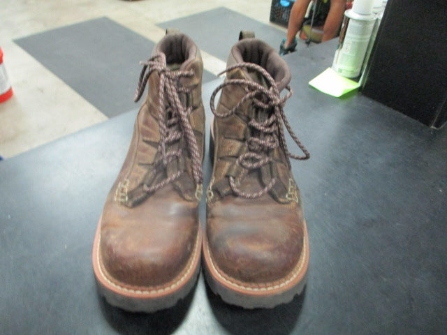 Load image into Gallery viewer, Used Ariat Leather Hiking Shoes Brown Size 9 B
