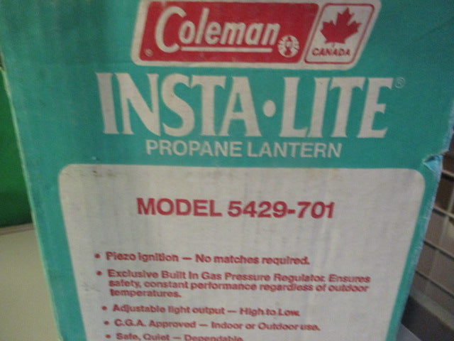Load image into Gallery viewer, Used Coleman Canada Insta Lite Portable Propane Lantern Model 5429
