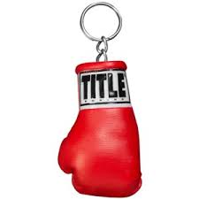 New Title Boxing Excel Glove Keyring - Red