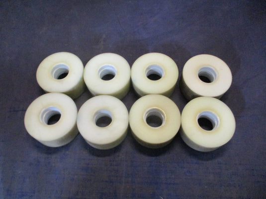 Used Red & Green Bont Skate Co. Glide Outdoor Roller Skate Wheels Set of 8