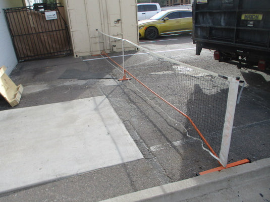 Used Pickle Tech 4.0 Slim Version 2in1 Portable Pickleball Net (Has Hole)