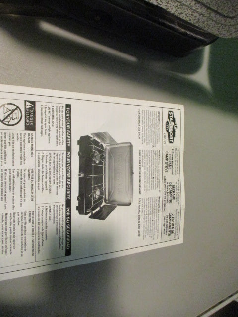 Used Stansport 2-Burner Regulated Propane Stove