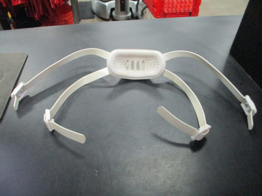 Used Schutt White Football Chin Strap
