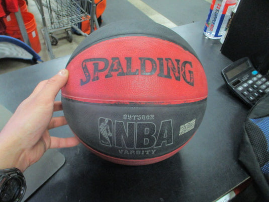Used Spalding Outdoor Varsity Basketball