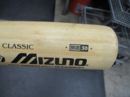 Used Mizuno MZB-271 Classic BBCOR Bamboo Bat (-3) 31" Wood Bat