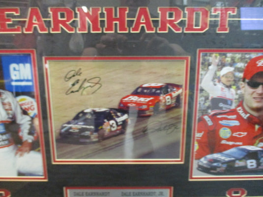 EARNHARDT Dale Senior an Dale JR Authenticated Signed Picture