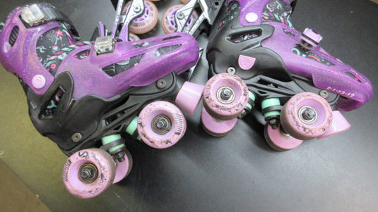 Used Roller Derby Lomond Girls Adjustable Inline-Quad Combo Skates - Size 12-2