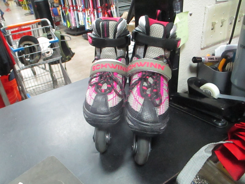 Load image into Gallery viewer, Used Schwinn ABEC 5 Size 1-4 Adjustable Roller Blades

