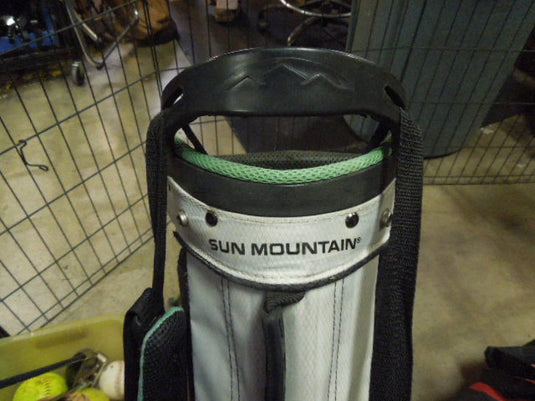Used Sun Mountain Golf Stand Bag in Green