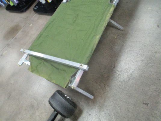 Used Military style aluminum Cot