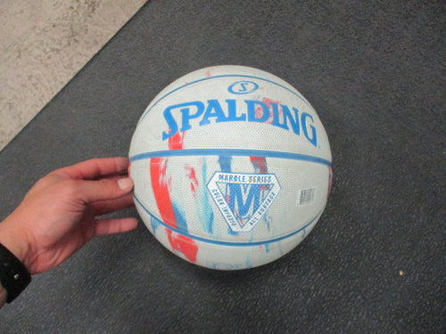 Used Spalding Marble Series Color Infused Size 7 Basketball