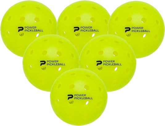 New Diadem Pickleball Tournament Ball - 6 Yellow Balls