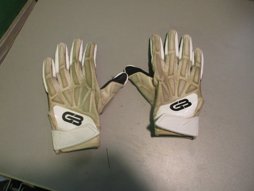 Used GB Paded Football Gloves Size Adult