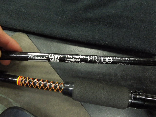Load image into Gallery viewer, Used Shakespeare Ugly Stik PR1100 4pc Breakdown With Soft Sleeve and Hard Case
