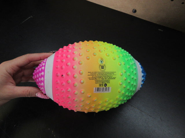Load image into Gallery viewer, Used Banana Bay Neon Rainbow Water Football
