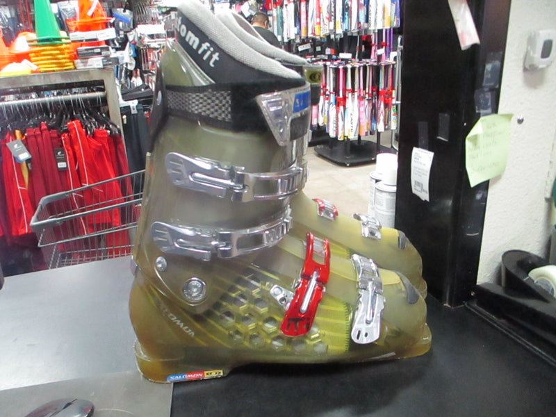 Load image into Gallery viewer, Used Salomon Course Fex 95 Carbonlink Ski Boots Size 29.5
