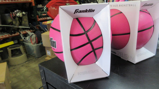 New Franklin B6 100 Intermediate Basketball - Pink