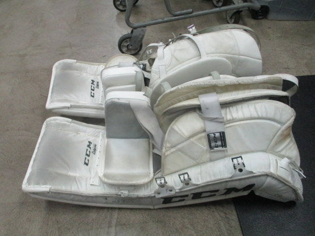 Load image into Gallery viewer, Used CCM Extreme Flex II Hockey Goalie Leg Pads 35&quot; + 2&quot;
