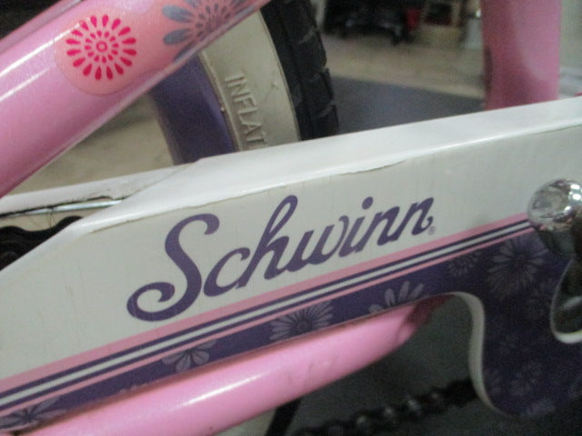 Load image into Gallery viewer, Used Schwinn Bloom 16&quot; Girls Bike W/ Training Wheels
