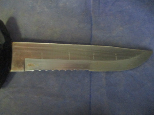 Used Vintage Aqua Lung US Divers SS Diver's Knife & Sheath - Japan