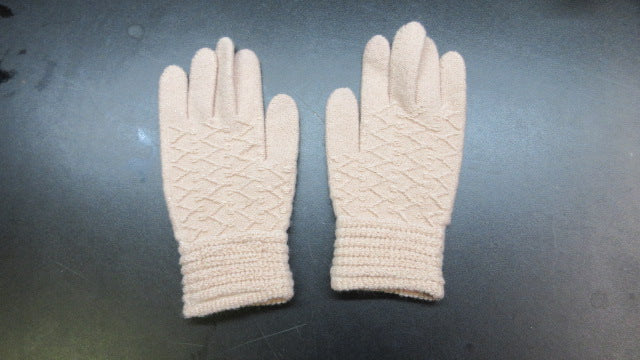 Load image into Gallery viewer, Used Steve Madden Lurex Zig-Zag I-Touch Winter Gloves
