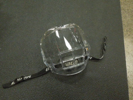 Used Bauer Concept 3 Full Face Shield Hockey Mask Size Jr. Heavy Use