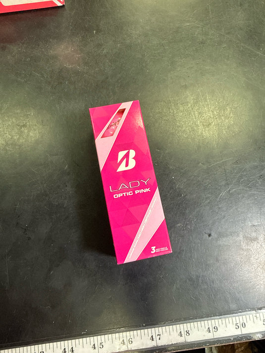 Like New Bridgestone Lady Percept Optic Pink Golf Balls 3pk