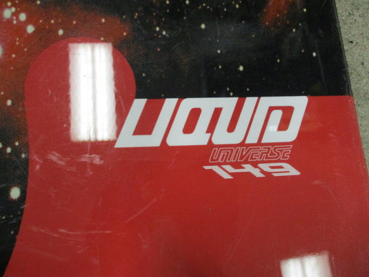 Used Liquid Universe Size 149Cm Snowboard W/ Dukes Bindings