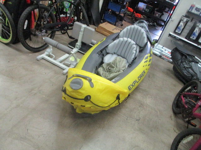 Load image into Gallery viewer, Used Intex Explorer K2 Yellow 2 Person Inflatable Kayak
