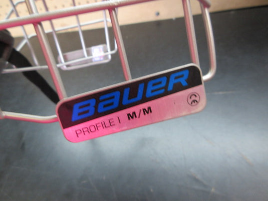 Used Bauer Profile Hockey Mask - Medium