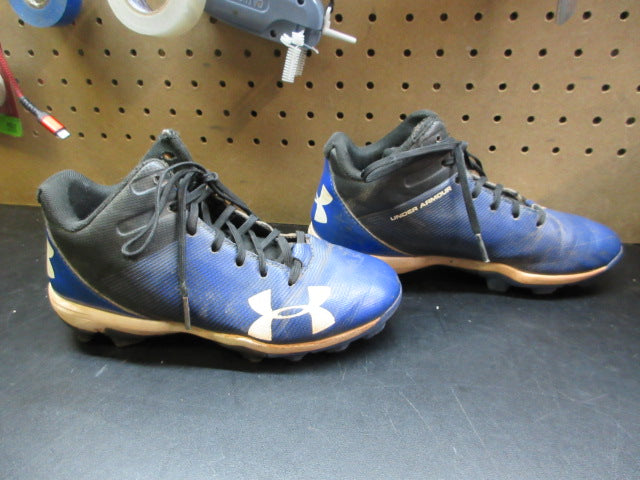 Load image into Gallery viewer, Used Under Armour Leadoff Mid RM Baseball Cleats - Size Youth 3
