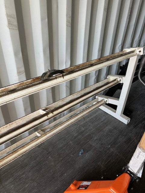 Load image into Gallery viewer, Used SAMSON White Commercial DUMBELL RACK 91&quot; 7.58 feet
