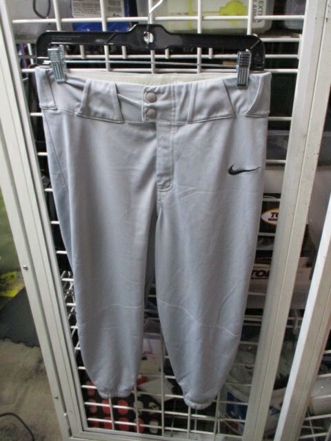Load image into Gallery viewer, Used Nike Grey Knicker Bottom Pants Adult Size Small - small wear

