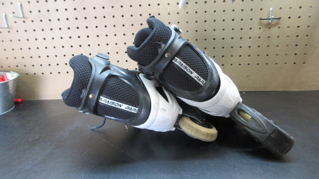 Load image into Gallery viewer, Used Papaison Adjustable In-Line Roller Skates - Size Large (5-7.5)
