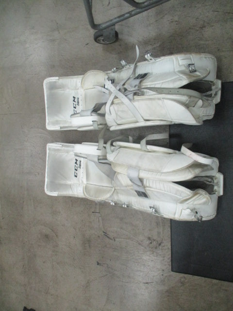 Load image into Gallery viewer, Used CCM Extreme Flex II Hockey Goalie Leg Pads 35&quot; + 2&quot;
