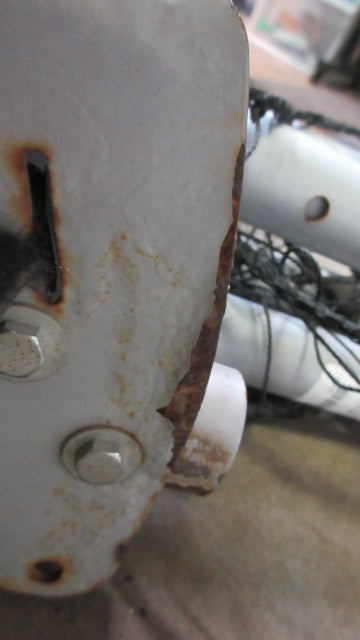 Used Lifetime 90046 Soccer Goal with Adjustable Height and Width, 6" X 4"