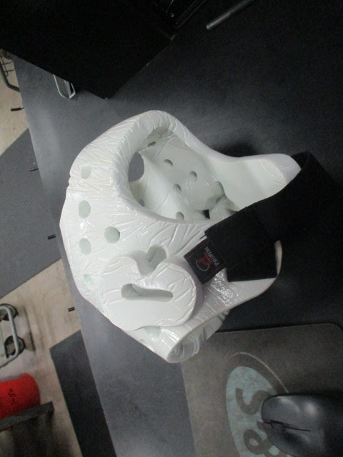 Used Prowin White Karate Sparring Head Gear