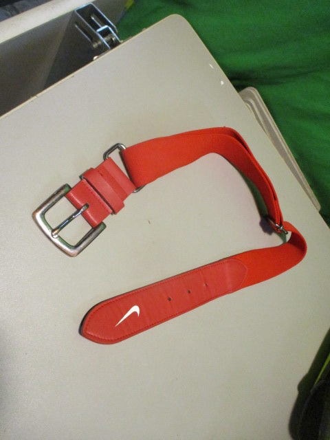 Used Nike Red Adult Baseball Belt