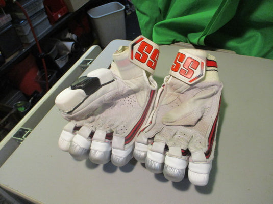 Used SS Millenium Pro Adult Cricket Batting Gloves