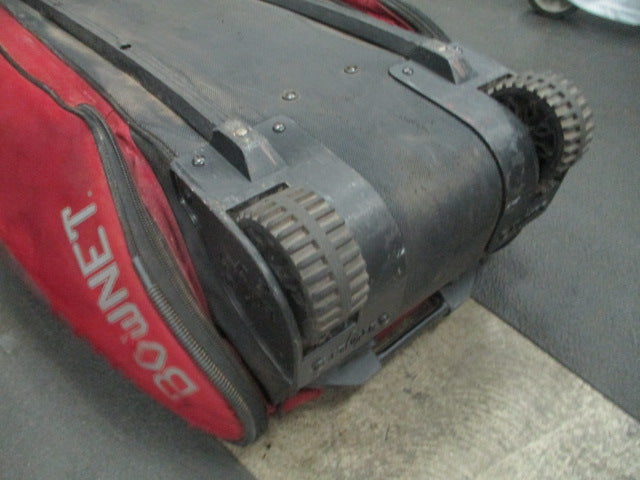 Load image into Gallery viewer, Used Bownet Red/Black Wheeled Baseball Catcher's Equipment Bag
