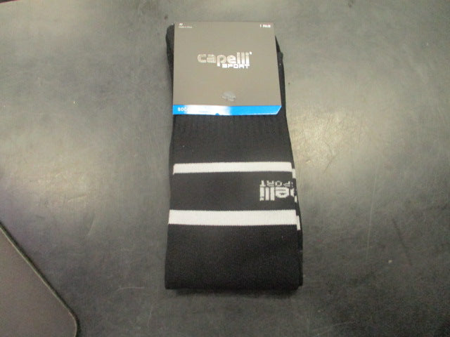 Load image into Gallery viewer, New Capelli Sport Black Soccer Socks Size Medium
