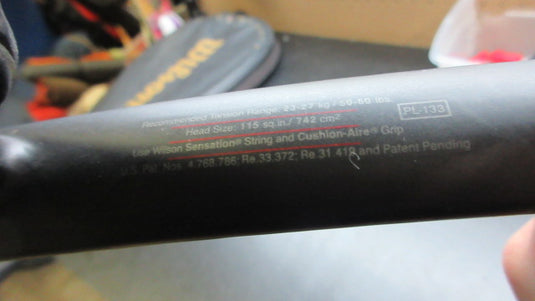 Used Wilson Hyper Carbon Hammer Tennis Racquet - 28"