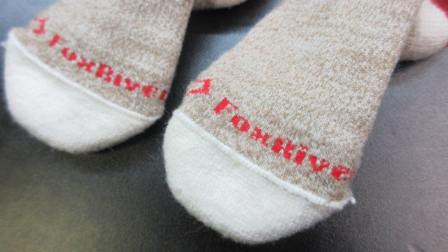 Load image into Gallery viewer, Used Fox River Red Heel Sock Monkey Socks Size Youth
