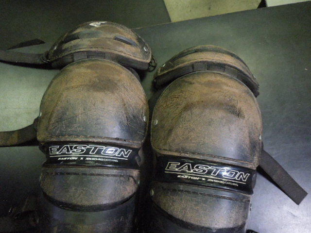 Load image into Gallery viewer, Used Easton Jen S. The Very Best Catcher Shin Guards Size Large
