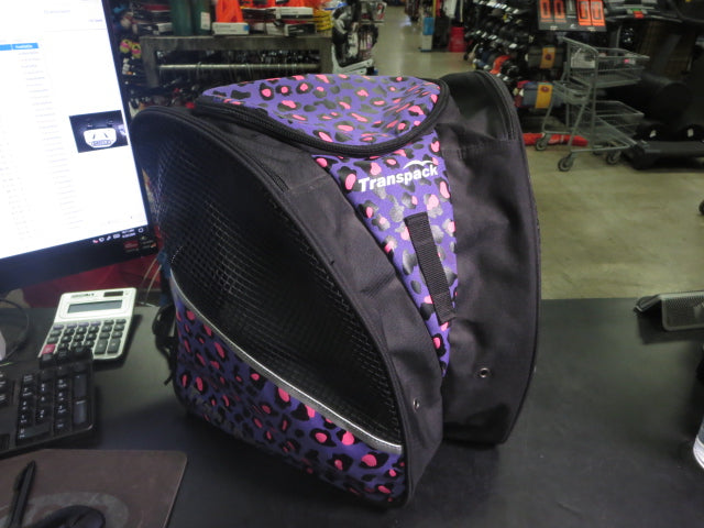 Load image into Gallery viewer, Used Transpack Two Ice Skate Bag with Center Bulk Cavity

