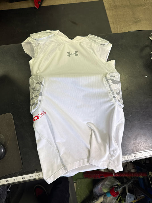 Used Under Amour Hex Grid Football Undershirt Size Youth Large