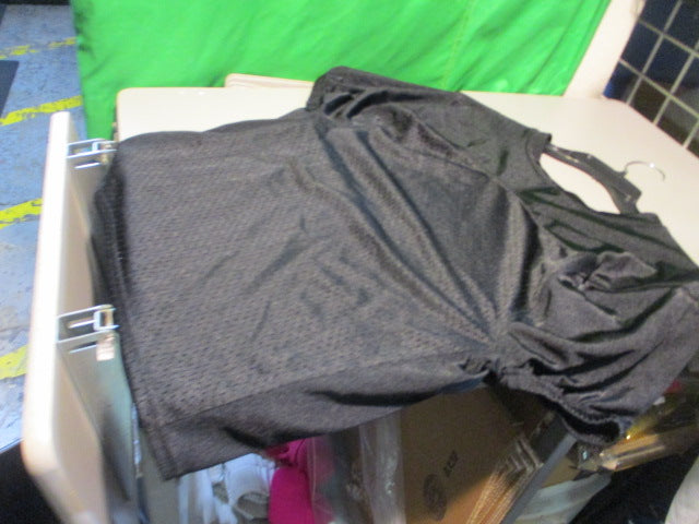 Load image into Gallery viewer, Used Nike Black Youth Large Football Practice Jersey
