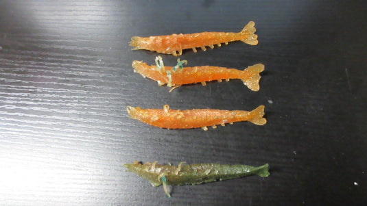 Used Shrimp Baits - 4 Shrimp