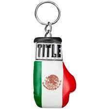New Title Boxing Excel Glove Keyring - Mexico